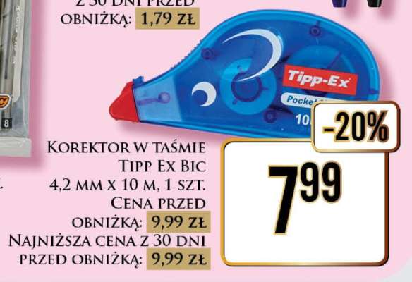 Korektor w taśmie Tipp Ex Bic