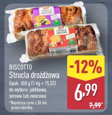 BISCOTTO Strucla drożdżowa