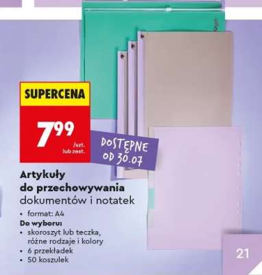 Artykuły do przechowywania dokumentów i notatek