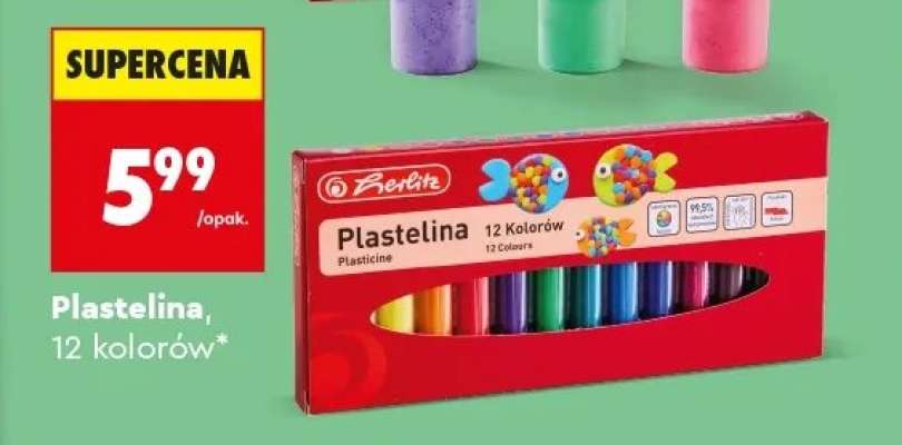 Plastelina 12 kolorów
