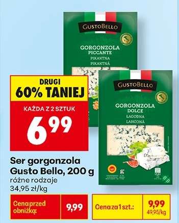 Ser gorgonzola Gusto Bello, 200 g