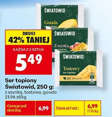 Ser topiony Światowid, 250 g