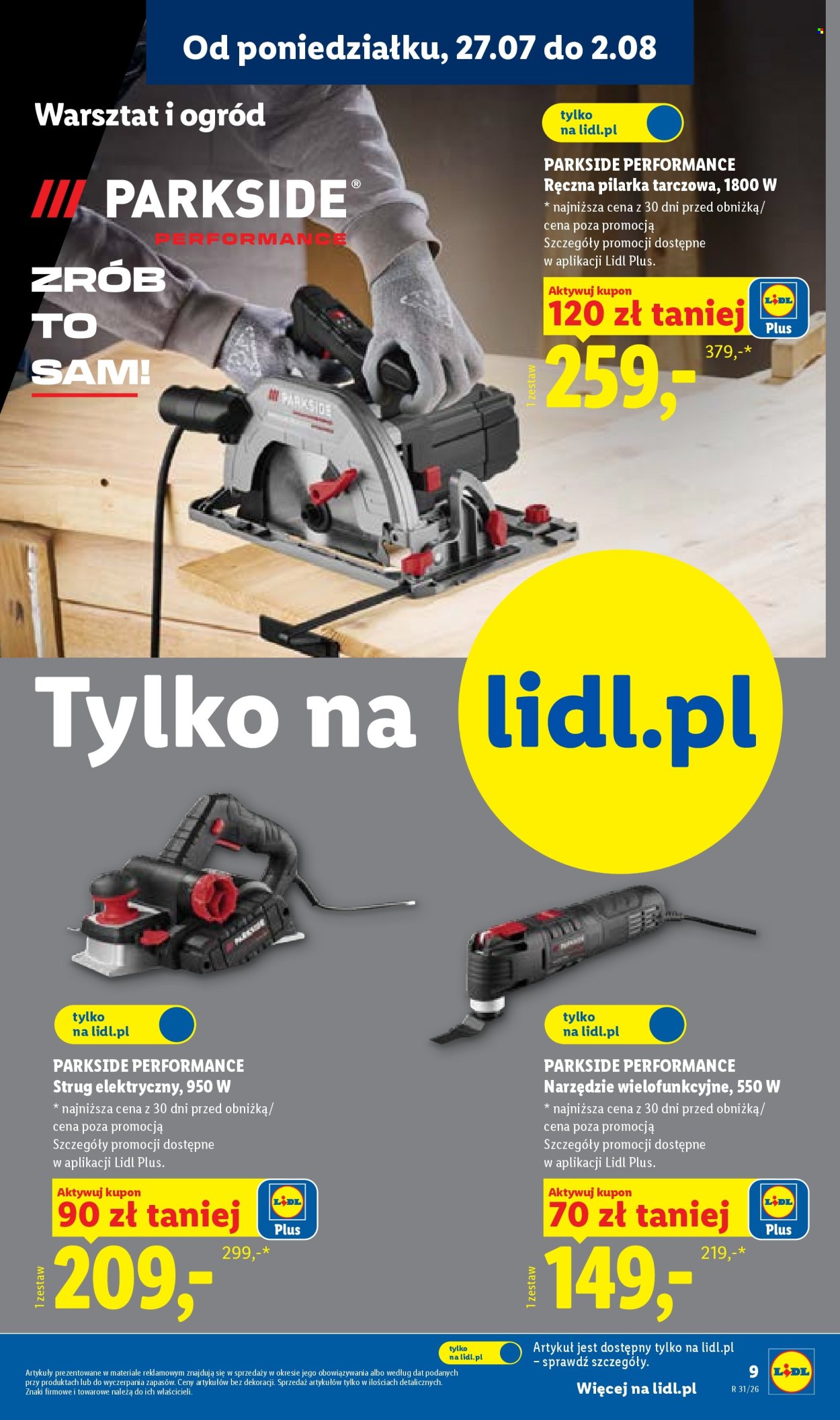 Leták Lidl - 27.7.2026 - 1.8.2026. Strana 9