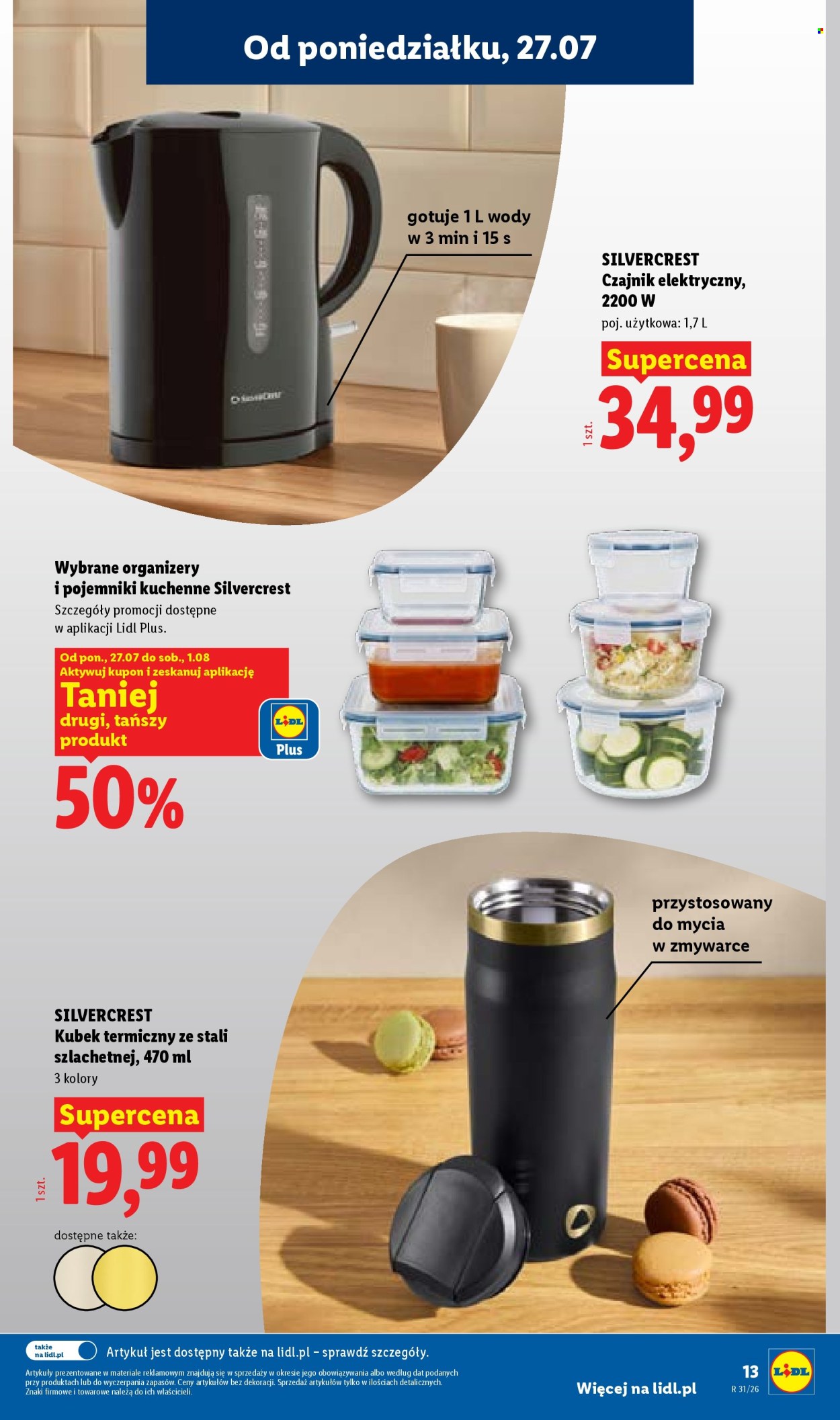 Leták Lidl - 27.7.2026 - 1.8.2026. Strana 13