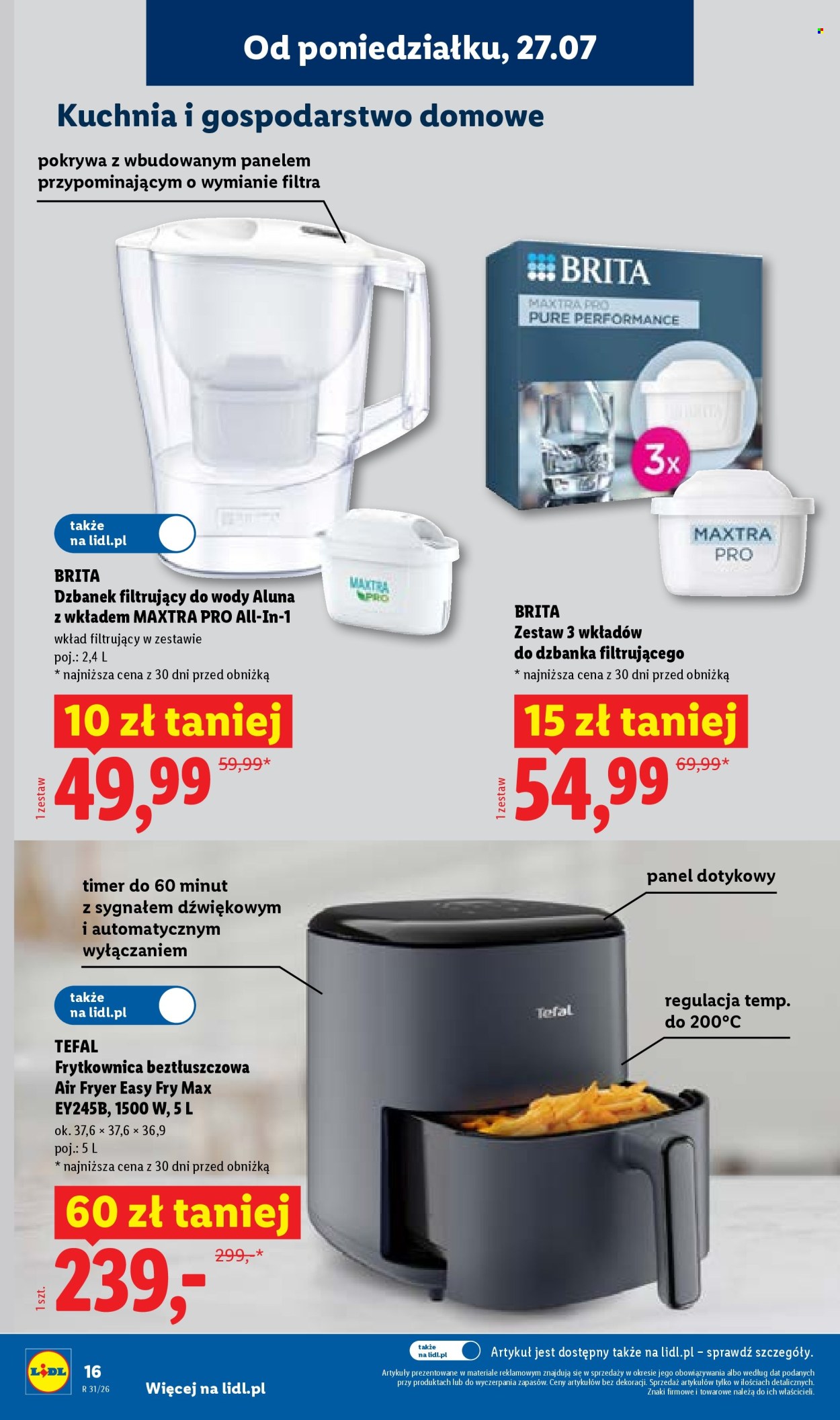 Leták Lidl - 27.7.2026 - 1.8.2026. Strana 16