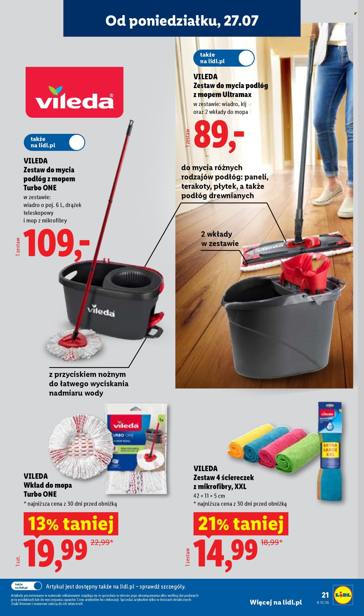 Leták Lidl - 27.7.2026 - 1.8.2026. Strana 21