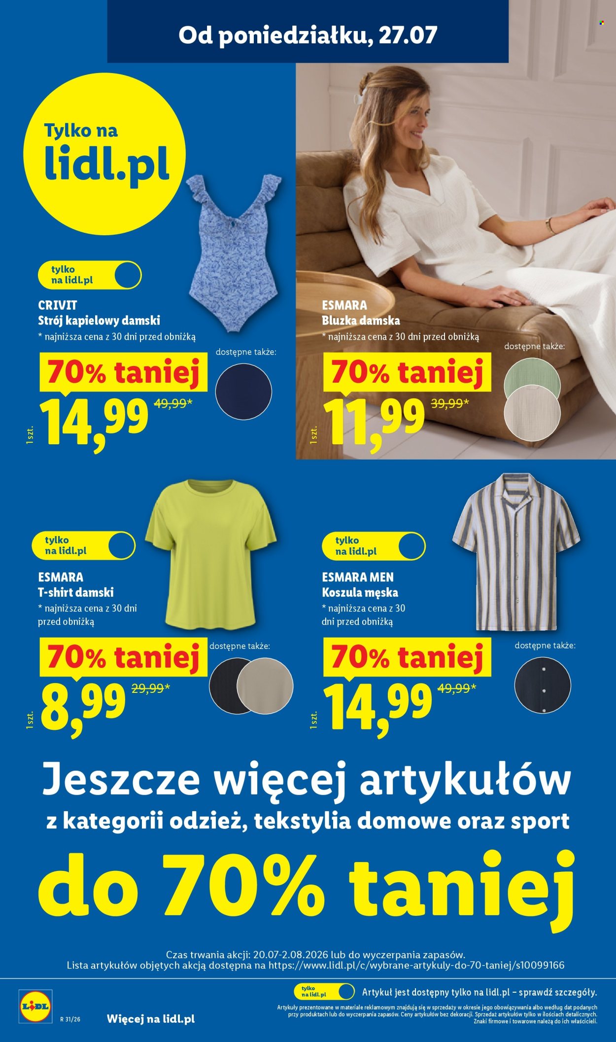 Leták Lidl - 27.7.2026 - 1.8.2026. Strana 34