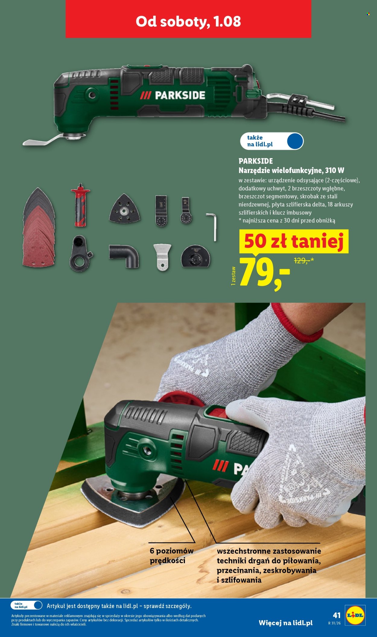 Leták Lidl - 27.7.2026 - 1.8.2026. Strana 47