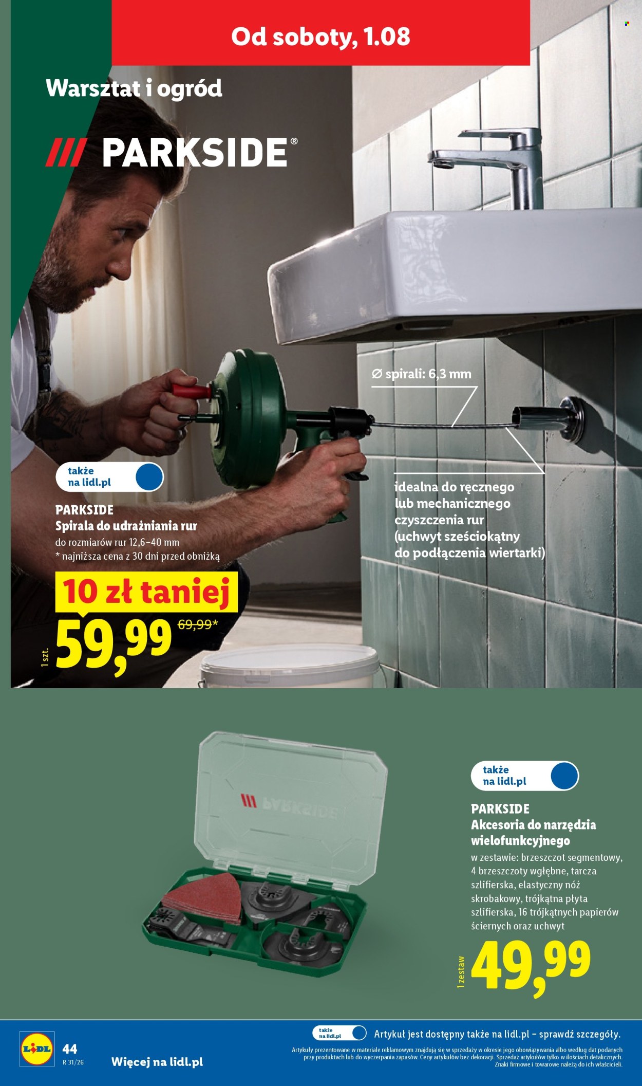 Leták Lidl - 27.7.2026 - 1.8.2026. Strana 50