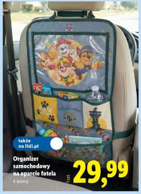 Organizer samochodowy na oparcie fotela