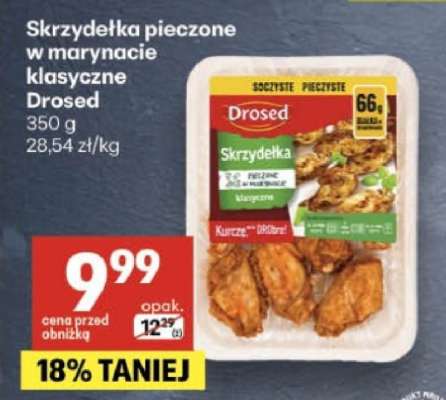 Skrzydełka pieczone w marynacie klasyczne Drosed