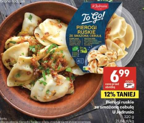 Pierogi ruskie ze smażoną cebulą
