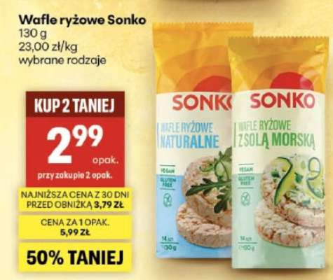 Wafle ryżowe Sonko