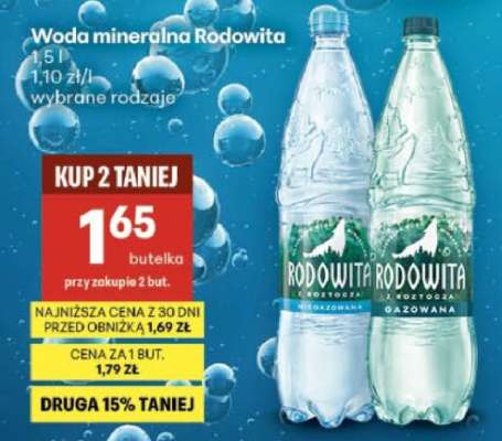 Woda mineralna RODOWITA