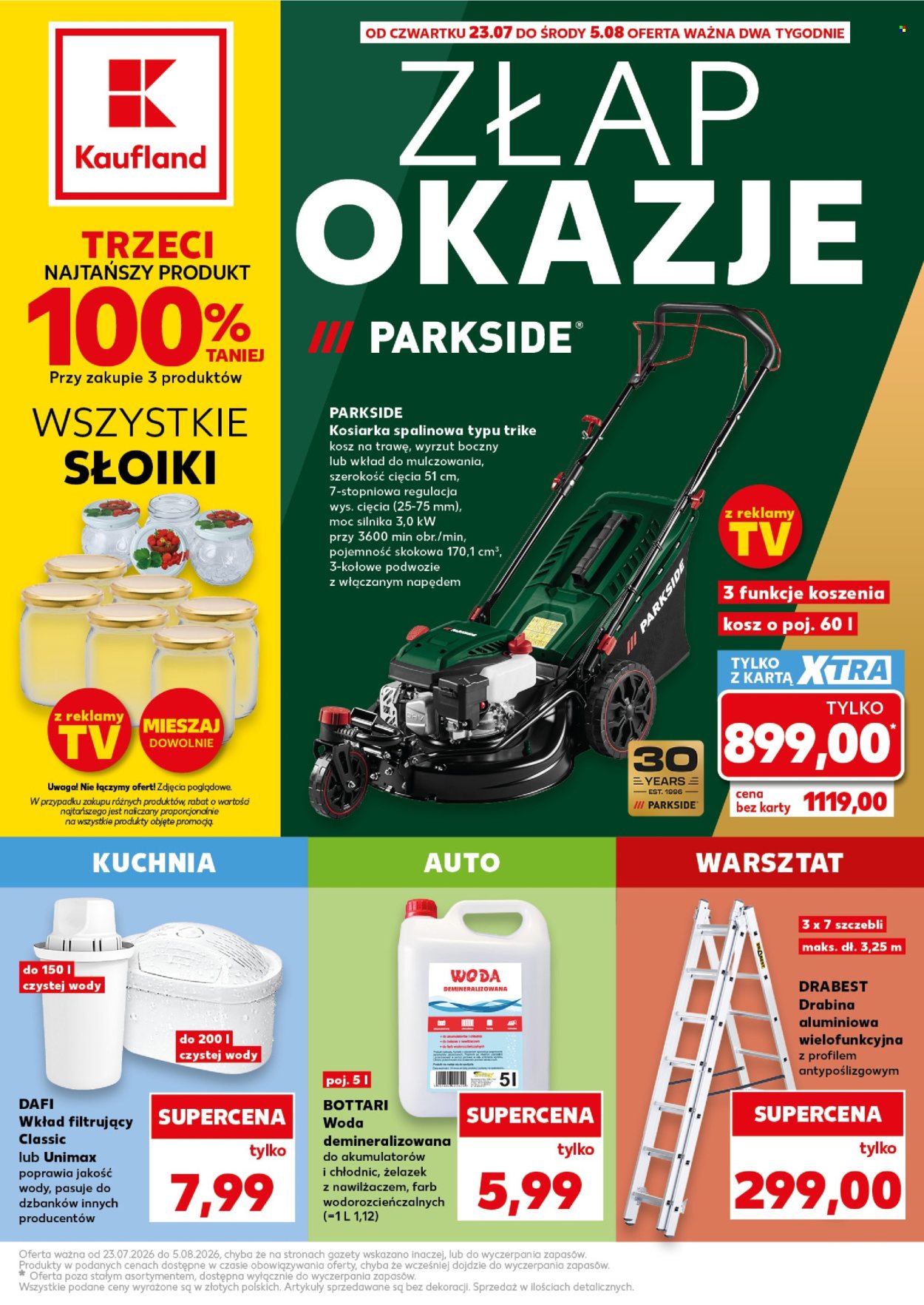 Leták Kaufland - 23.7.2026 - 5.8.2026. Strana 1