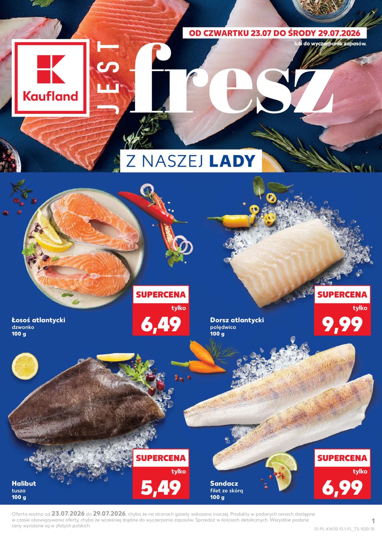 Leták Kaufland - 23.7.2026 - 29.7.2026. Strana 1