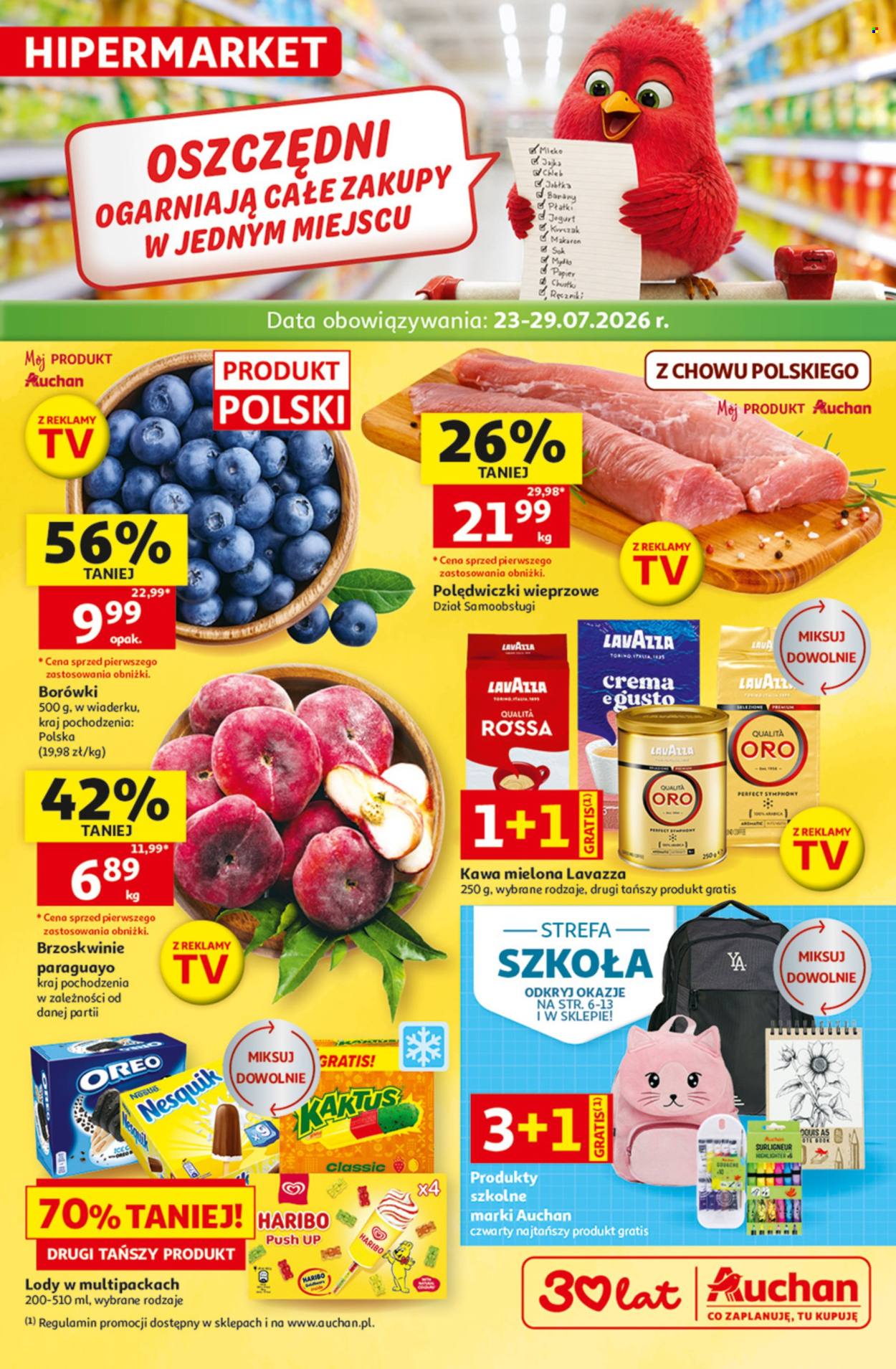 Leták Auchan - 23.7.2026 - 29.7.2026. Strana 1