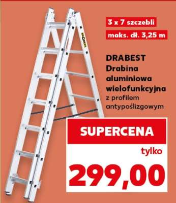 DRABEST Drabina aluminiowa wielofunkcyjna