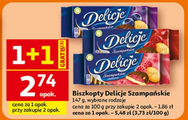 Biszkopty Delicje Szampańskie