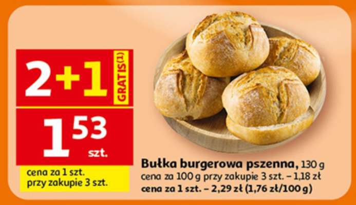 Bułka burgerowa pszenna