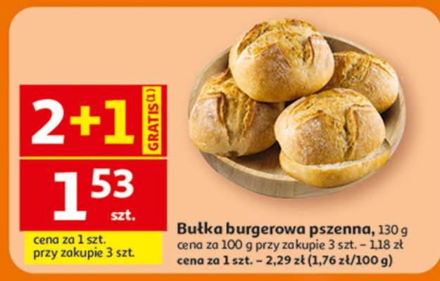 Bułka burgerowa pszenna