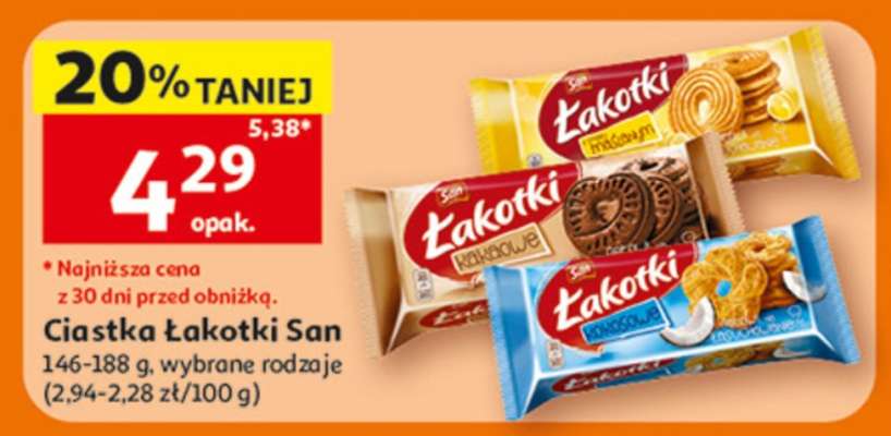 Ciastka Łakotki San