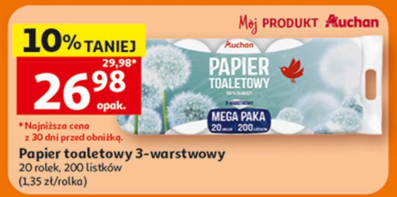 Papier toaletowy 3-warstwowy