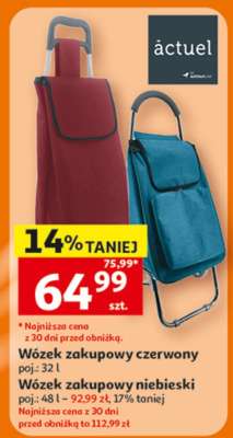 Wózek zakupowy czerwony