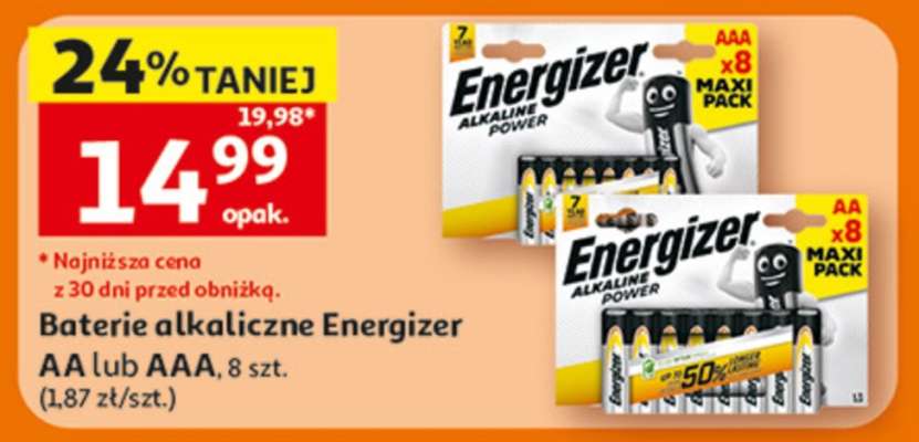 Baterie alkaliczne Energizer