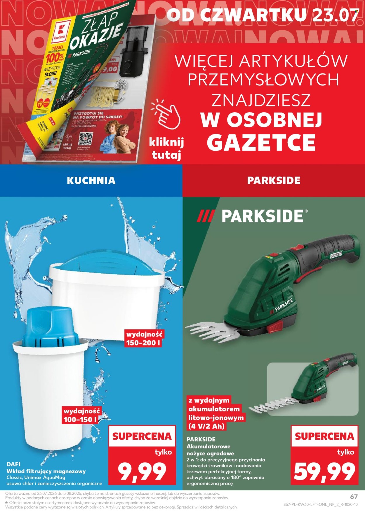 Leták Kaufland - 23.7.2026 - 29.7.2026. Strana 67