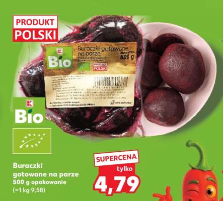 Buraczki gotowane na parze