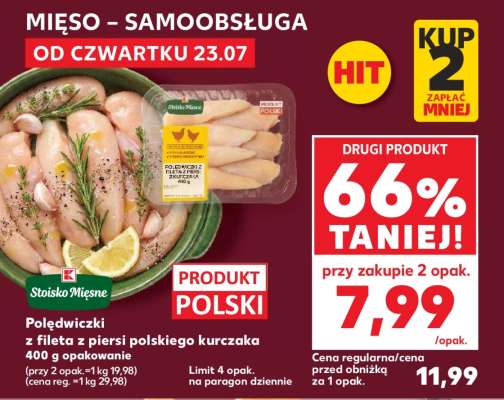 Polędwiczki z fileta z piersi polskiego kurczaka