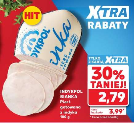 INDYKPOL BIANKA Pierś gotowana z indyka 100 g