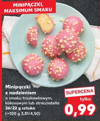 Minipączki z nadzieniem
