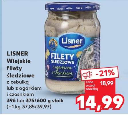 LISNER Wiejskie filety śledziowe