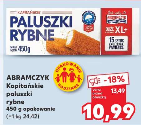 ABRAMCZYK Kapitańskie paluszki rybne