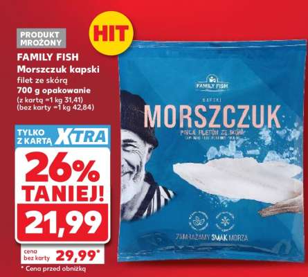 Morszczuk kapski filet ze skórą