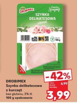 DROBIMEX Szynka delikatesowa z kurcząt