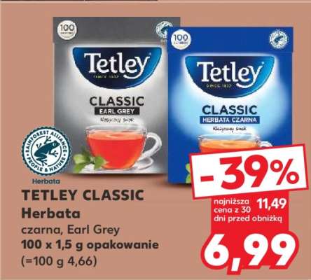 TETLEY CLASSIC Herbata