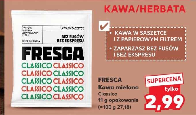 FRESCA Kawa mielona Classico