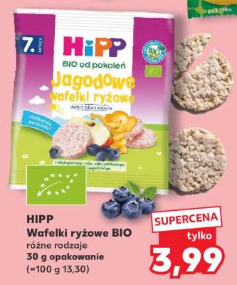 HIPP Wafelki ryżowe BIO
