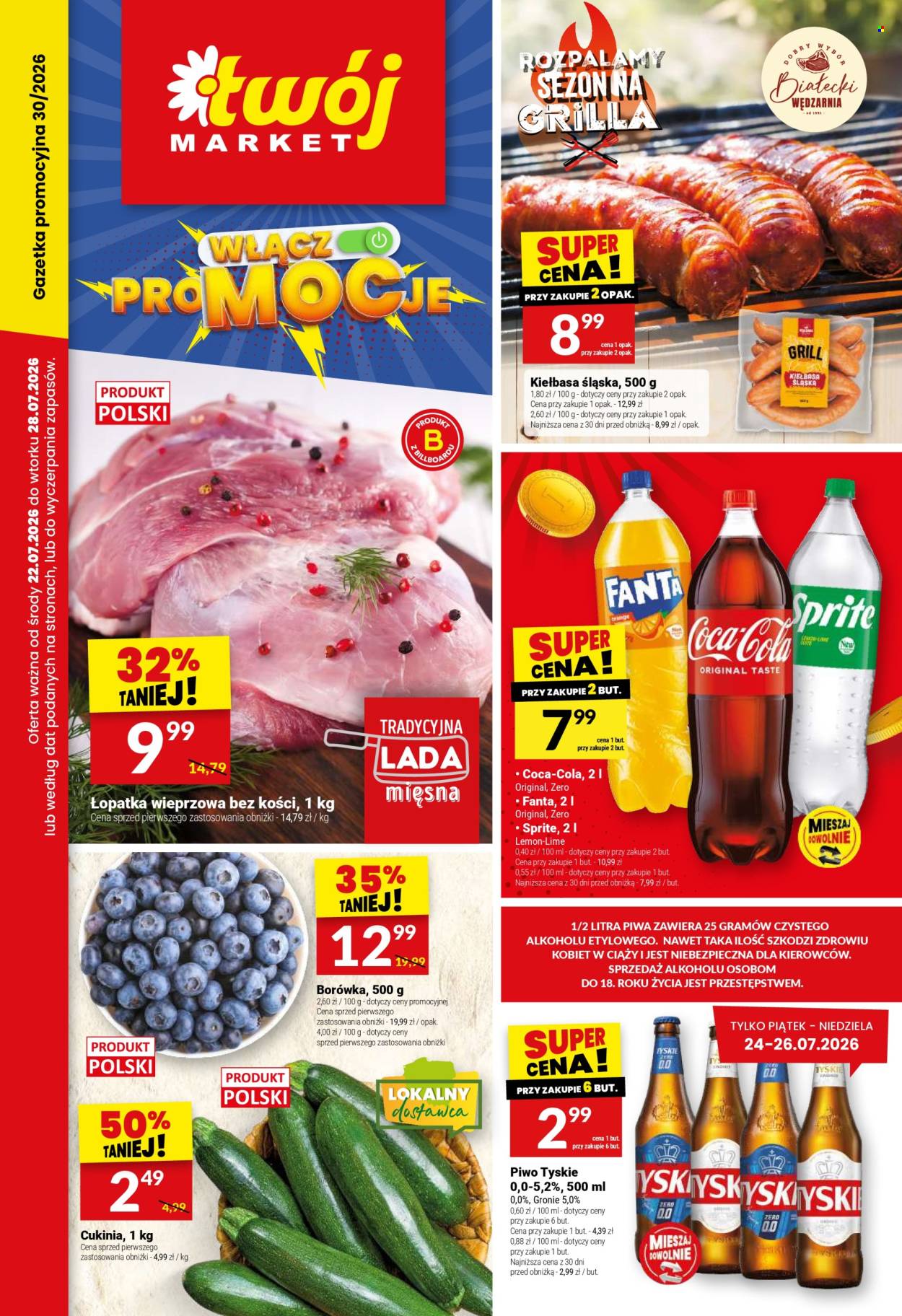 Leták Twój Market - 22.7.2026 - 28.7.2026. Strana 1