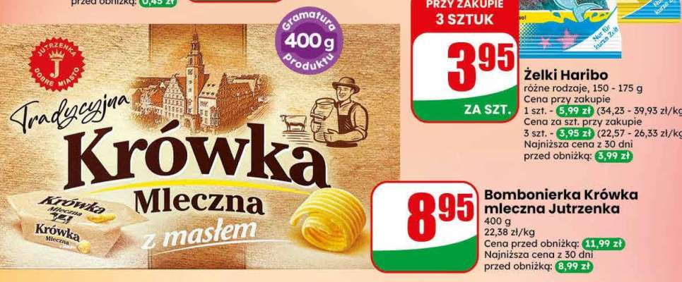 Bombonierka Krówka Mleczna Jutrzenka