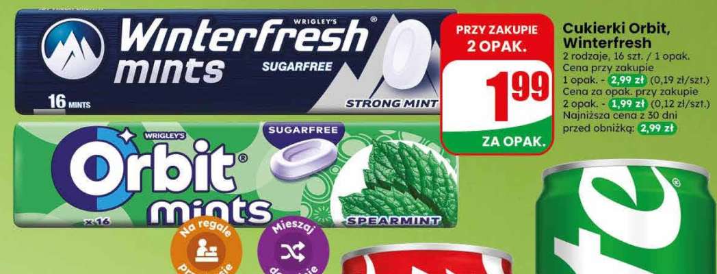 Cukierki Orbit, Winterfresh
