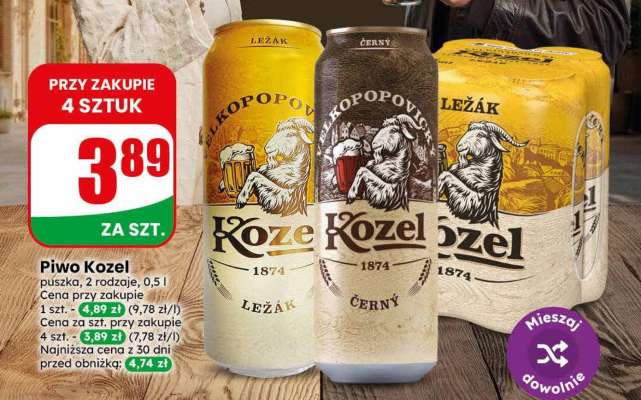 Piwo** KOZEL