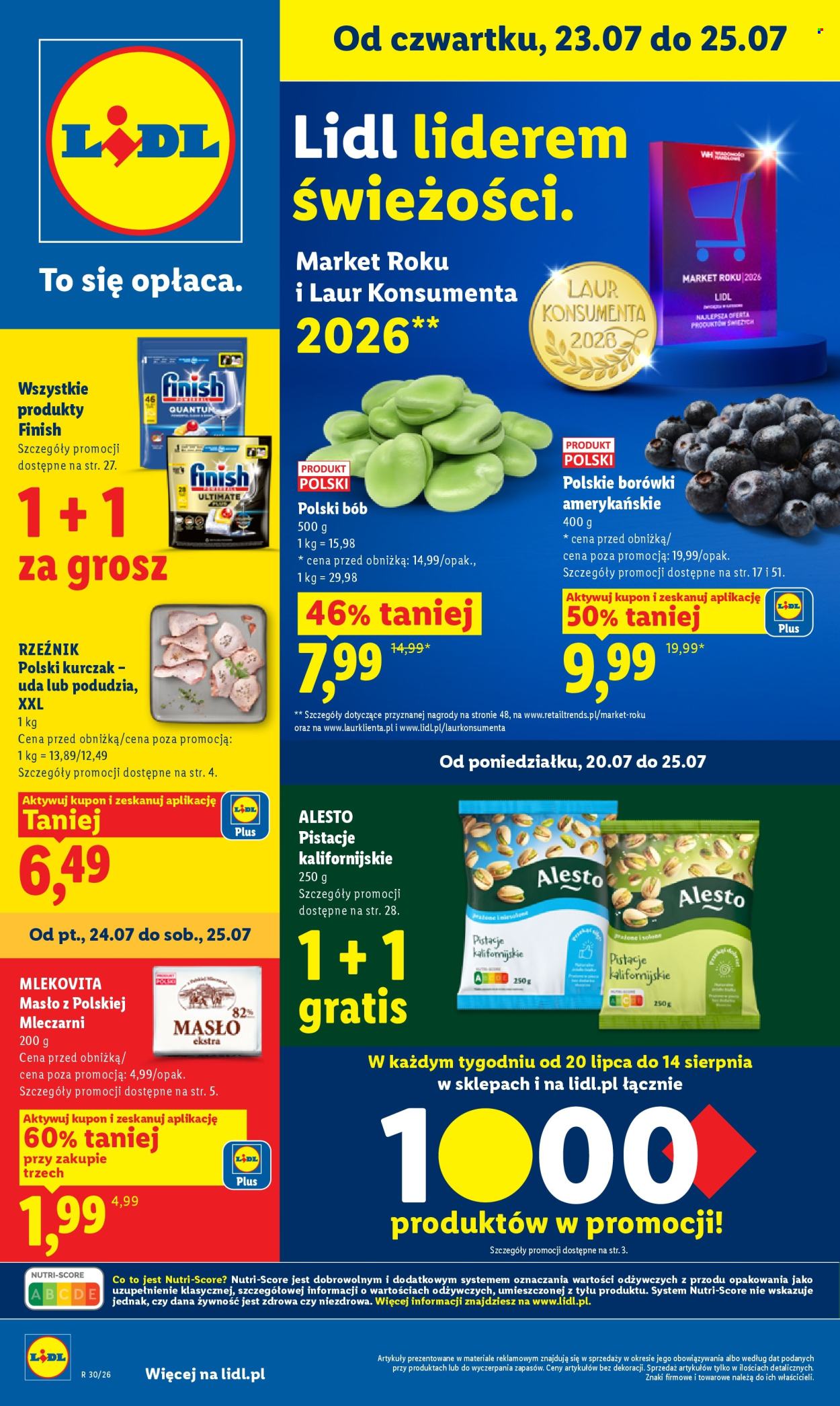 Leták Lidl - 23.7.2026 - 25.7.2026. Strana 1