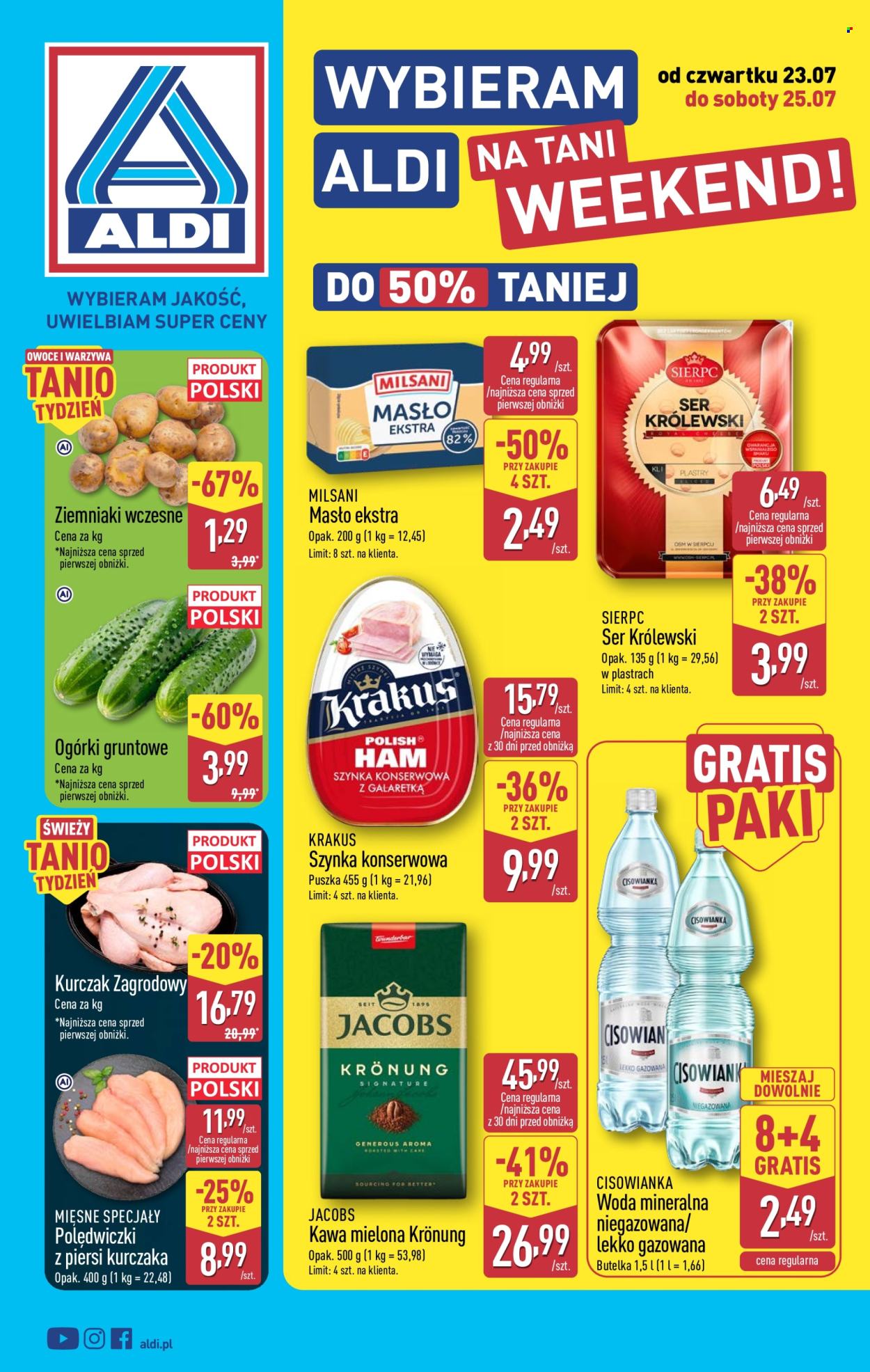 Leták ALDI - 23.7.2026 - 25.7.2026. Strana 1
