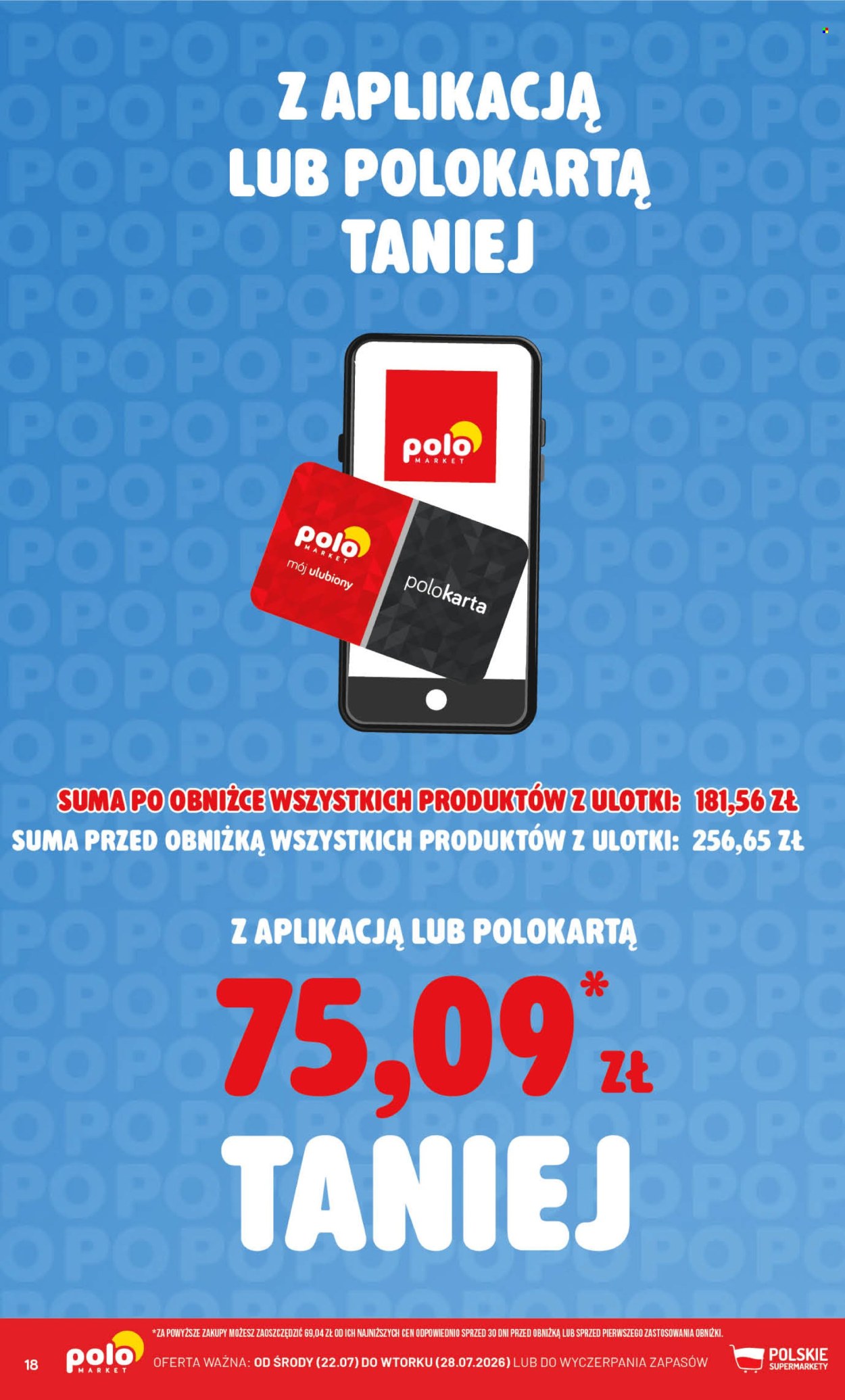 Leták Polomarket - 22.7.2026 - 28.7.2026. Strana 18