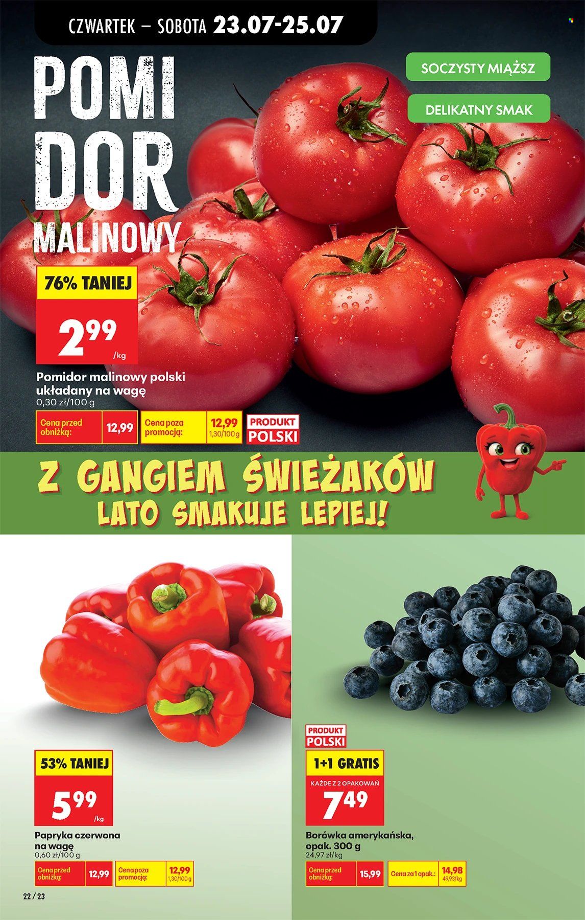 Leták Biedronka - 23.7.2026 - 29.7.2026. Strana 22