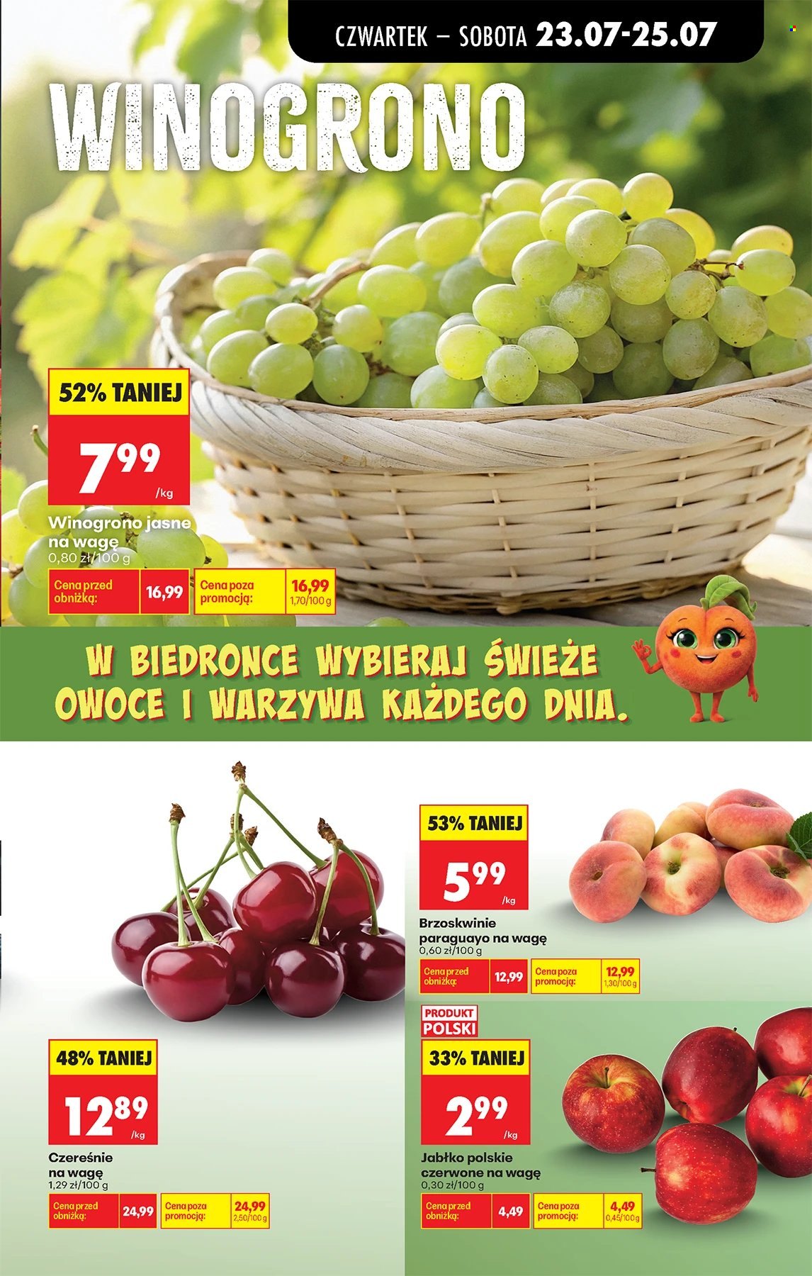 Leták Biedronka - 23.7.2026 - 29.7.2026. Strana 23